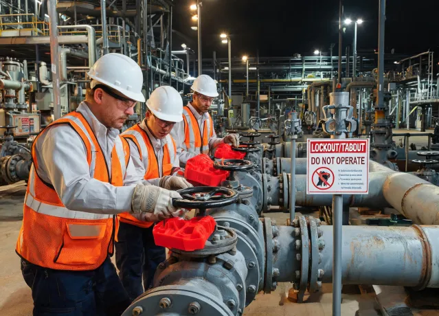Oil gas valve lockout bundle
